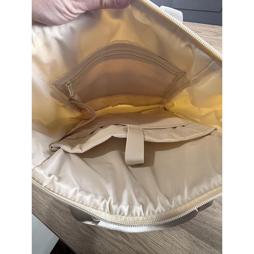 All in Motion Neoprene Tote Backpack Cream Off White Laptop Sleeve Athletic NWT - Picture 3 of 11